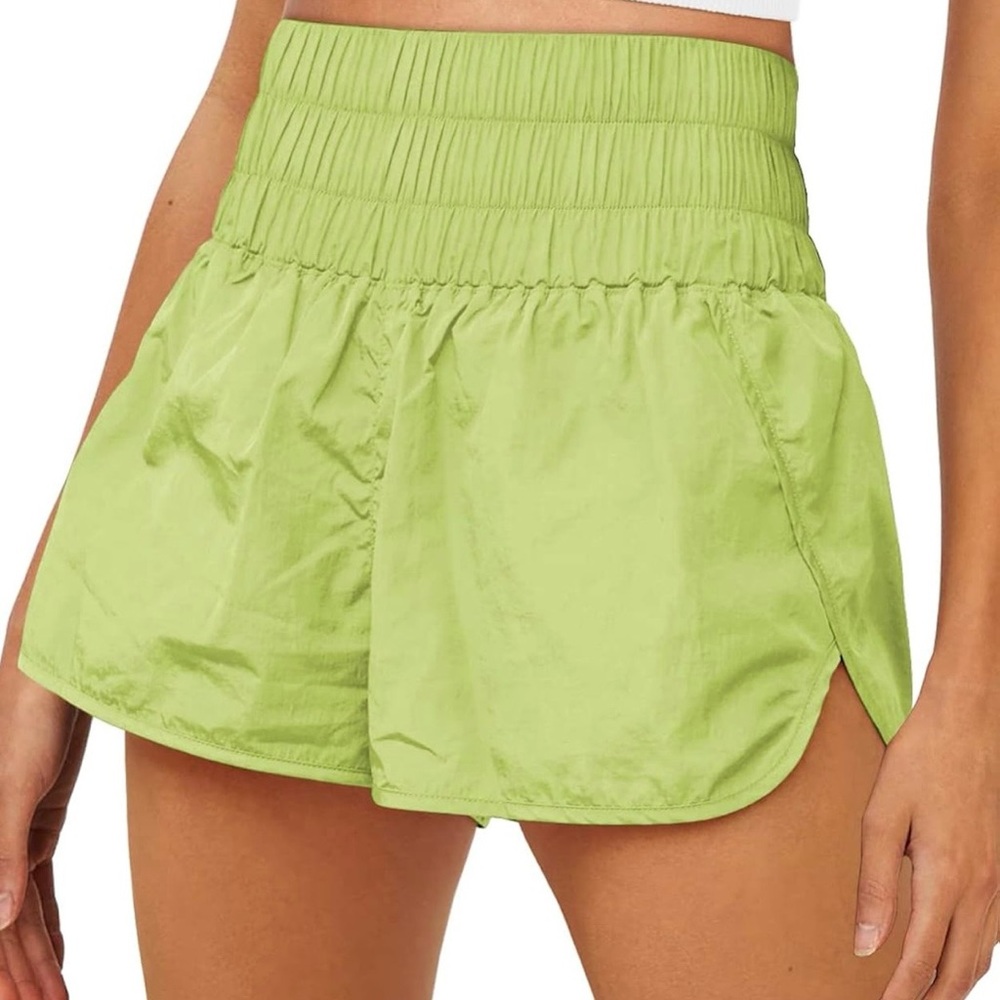 Lemongreen High Waisted Athletic Shorts